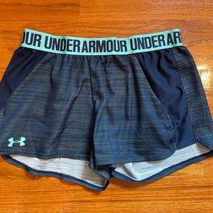 Under Amour blue women’s shorts, Size Medium
